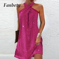 【HOT】►∈◈ Shoulder Short Ladies Fashion 2023 Halter Dresses