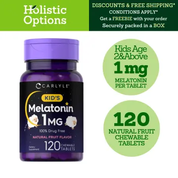 Shop Melatonin Tablet 1mg with great discounts and prices online - Jan 2024