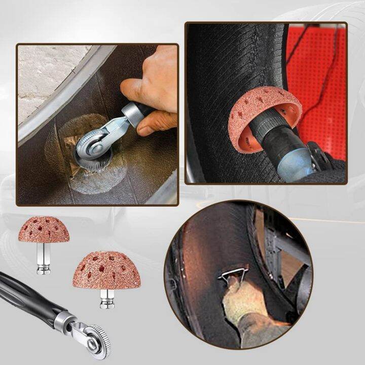 tire-repair-patch-tools-kit-tire-patch-roller-with-tungsten-steel-buffing-wheel-tire-repair-grinding-head-for-car