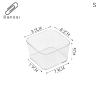 Bangqi กล่องใสสำหรับจัดระเบียบลิ้นชักกล่องเก็บของกล่องเก็บของลิ้นชักห้องครัวกล่องเครื่องสำอางกล่องแบ่งสำนักงาน