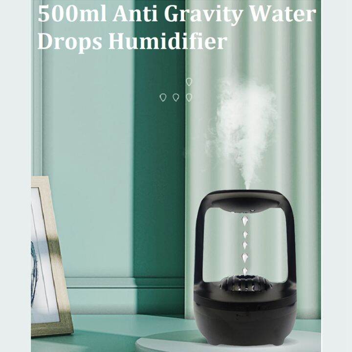 Anti Gravity Water Drops Humidifier Fogger Creative 500ml Anti Gravity Water Drop Humidifier 7527