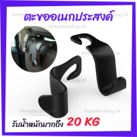 ตะขอเก็บของ ที่แขวนของในรถ /HomeSaver / ตะขอแขวน /พร้อมส่ง/ ติดตั้งง่าย แค่เกี่ยวกับเบาะรองหัว ติดหลังเบาะ