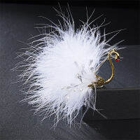 Lape Pin Scarf Brooches Rhinestone Jewelry Banquet Brooch Women Luxury Feather