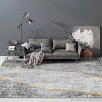 Nordic car living room coffee table gray bedroom thickened floor mats household light luxury mat