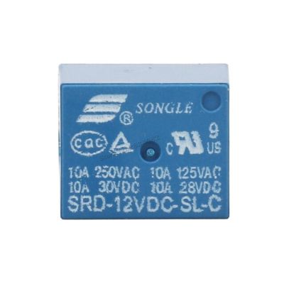 10ชิ้นรีเลย์แม่เหล็กไฟฟ้า Srd Sl-C Dc 10a 5V 6V 9V 12V 24V Pcb แผงวงจรคอนแทคพินรีเลย์5พิน