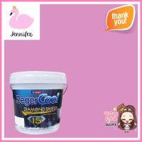 สีน้ำทาภายนอก BEGER COOL DIAMONDSHIELD 15 สี PETALS OF BREEZE #123-5 กึ่งเงา 9 ลิตรWATER-BASED EXTERIOR PAINT BEGER COOL DIAMONDSHIELD 15 PETALS OF BREEZE #123-5 SEMI-GLOSS 9L **ใครยังไม่ลอง ถือว่าพลาดมาก**