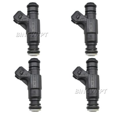 4ชิ้น/ล็อตหัวฉีดน้ำมันเชื้อเพลิงใหม่สำหรับ Audi TT สำหรับ Volkswagen Golf J-Etta Beetle OEM 0280156061 06A906031BA