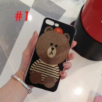 Case iPhone 6/6S หมีบราวน์กากเพชร -- ส่งฟรี --