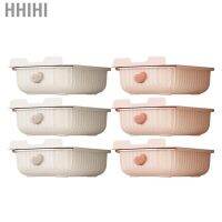 Hhihi Cabinet Underwear Storage Box   Drop Multifunctional 3Pcs Plastic for Home ab