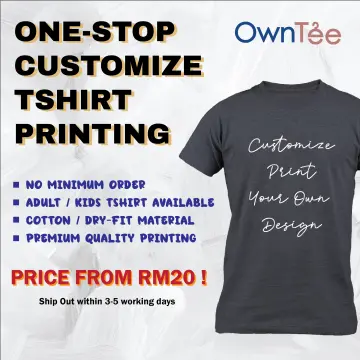 Cheap tshirt printing outlet malaysia