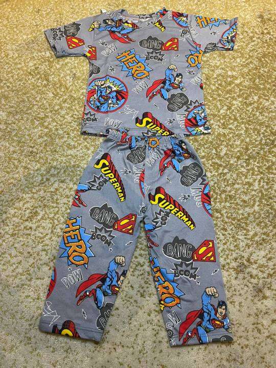 Terno Pajama Sleepwear for Kids Boy 17 Years Old Lazada PH