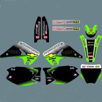 For Kawasaki 125/250 KX Stickers Decals Graphics kits For Kawasaki KX125 KX250 2003 2004 2005 2006 2007 2008 2009 2010 2011 2012