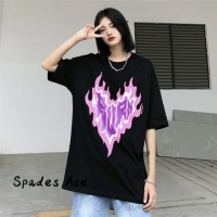 Spades Ace เสื้อครอป เสื้อยืด ชุดเซ็ทผู้หญิง น่ารัก สไตล์ ชิค นุ่มนวล WTX23934ER 39Z230926