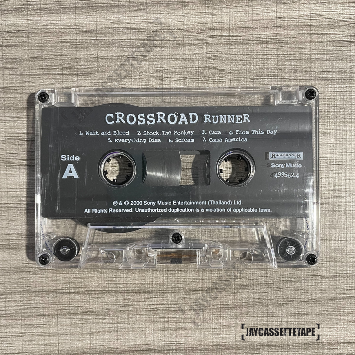 เทปเพลง-เทปคาสเซ็ท-cassette-tape-เทปเพลงสากล-crossroads-runner-album-cassette-korn-misfits-fear-factory