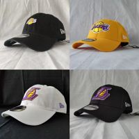 New Era Authentic Spot Los Angeles Lakers Cap NBA Curved Brim Cap Baseball Cap James Hat