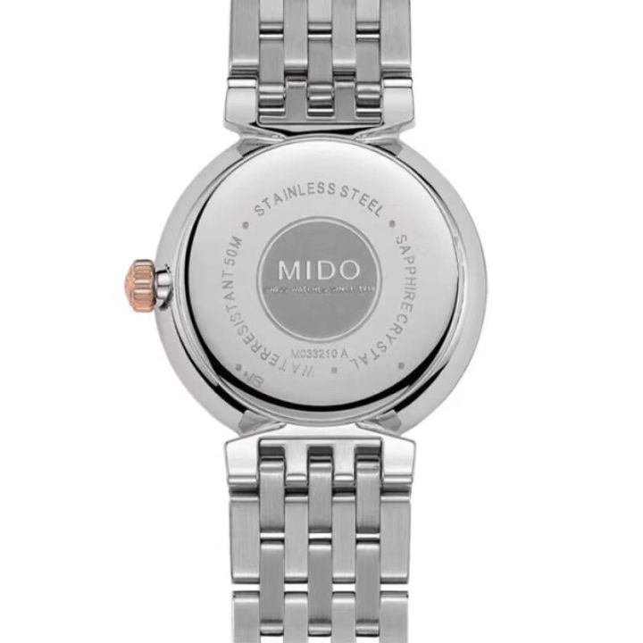 mido-dorada-quartz-ladies-watch-25mm-รุ่น-m033-210-22-013-00-กุหลาบทอง