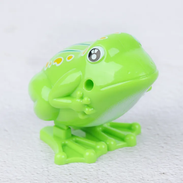 EAURA Cute Green for Kids Children Clockwork Toy Classic Toys Jumping Frog Wind Up Toy Lazada PH