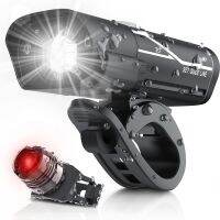 3 LED bicycle headlights waterproof flashlight 360 rotation 3 switch mode with free taillights cycling camping