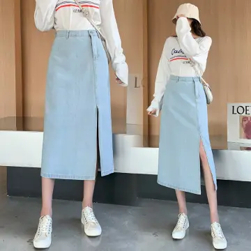 Denim skirt hot sale lazada