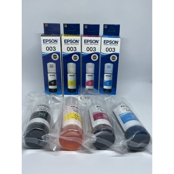 Epson 003 Genuine Inks 1 Set 4 Colors 65ml 480 Only Lazada Ph 8788