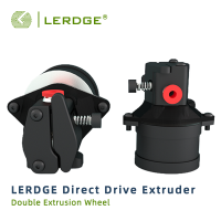 LERDGE Direct Drive Extruder พร้อมล้ออัดรีดคู่36รอบมอเตอร์1M ลวด3D ชิ้นส่วนเครื่องพิมพ์ Hotend KIT สำหรับ IX Ender 3 CR10