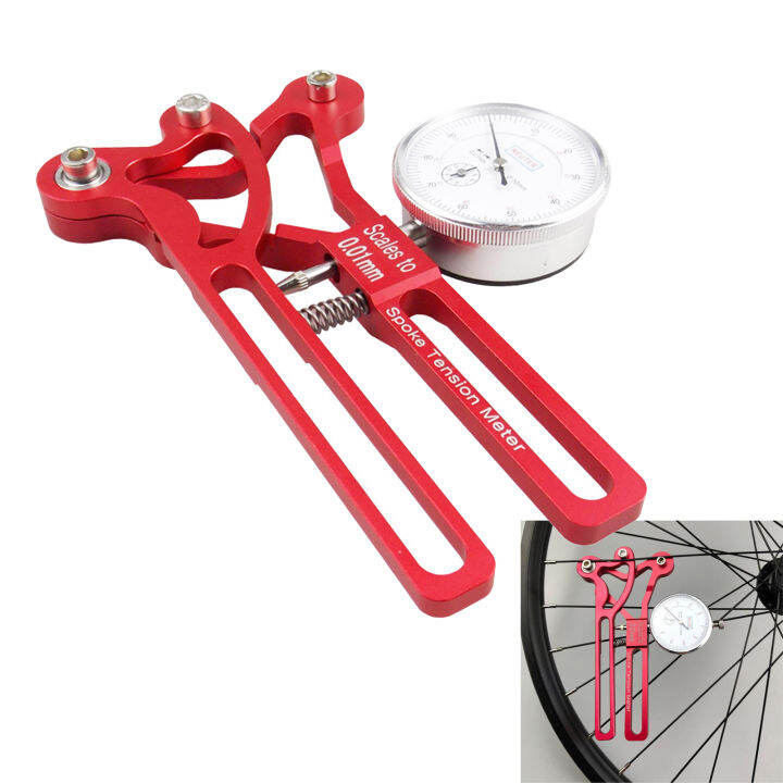 Bike Spoke Tension Meter Deluxe Bicycle Spoke Tensiometer Watch Wheel