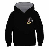 HOT★เสื้อผ้าเด็กเสื้อกันหนาว Disney Mickey Minnie เมาส์ Hoodies เด็กการ์ตูน Kawaii แฟชั่นอะนิเมะใหม่เสื้อเด็กหญิงเด็กชายชุด