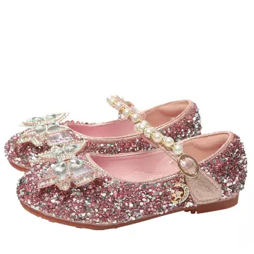 Girls green glitter on sale shoes