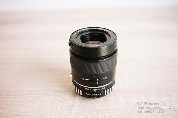 ขายเลนส์มือหมุน-minolta-35-80mm-f4-0-5-6-ใส่กล้อง-olympus-เเละ-panasonic-mirrorless-ได้ทุกรุ่น-serial-19309979-made-in-japan