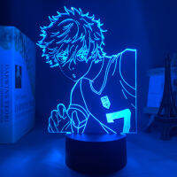 ไฟ Led อะนิเมะสีฟ้าล็อค Seishiro Nagi สำหรับ Bedoom ตกแต่ง Nightlight วันเกิดของขวัญข้างเตียงมังงะโคมไฟตั้งโต๊ะสีฟ้าล็อค Nagi