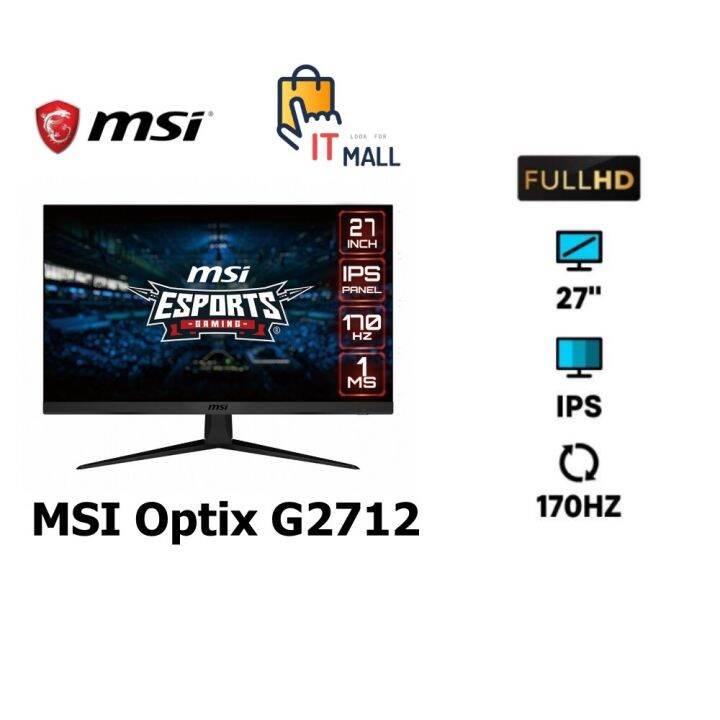 Monitor 27" MSI Optix G2712 (FHD/ IPS/ 170Hz/ 1ms/ Flat/ FreeSync ...