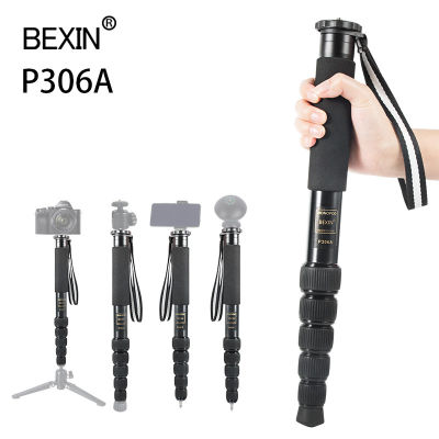 BEXIN P306A monopod aluminum alloy travel portable photography professional cane for SLR camera recorder tripod