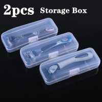 Universal Storage Box For Shaver Portable Travel Mens Razor Case Transparent Plastic Razor Storage Container Blades Storage Box