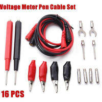 Sun 16 in 1 Digital Multimeter Test นำ probes volt Meter CABLE CLIP ALLIGATOR