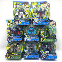 Genuine BEN 10 OMNITRIX Juvenile Hacker Basic Doll Ben 10 DIAMONDHEAD FOUR ARMS XLR8 Child Joint Movable Deformation Model TOYS