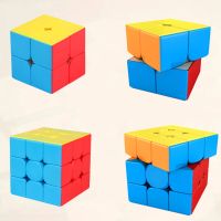 Magic Cubes Stickerless 2x2 3x3 Professional Speed Cube Puzzles 3x3x3 Smooth Cubes Puzzle Cube Gift for Kids Education Toys