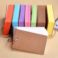 Kawaii blank kraft paper notepad portable notepad student word card business card card writing card label book removable card