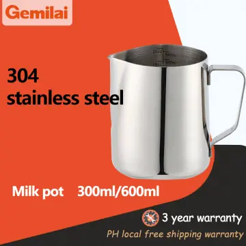 Matte Red Stainless Steel Milk Frothing Jug - 600ml | EspressoWorks