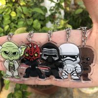 【CC】 Star Wars Kylo Darth Vader Chewbacca Keychain Accessories Cartoon Chain Pendant Prop Badge