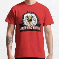 New Eagle Fang Karate Cobra Kai Karate Classic T-Shirt Cotton Men Tee Shirt Black T Shirts For Fashion Funny New