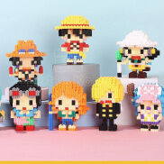 tự tay làm Đồ Chơi Lắp Ráp One Piece Đảo Hải Tặc Luffy Ace Zoro Sanji Nami
