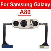 กล้องหลังสำหรับ Galaxy A80 Sm A805f A805x A8050หลัก A805n กล้องหลังหันหน้าไปทางด้านหลังส่วนสายเคเบิลที่หักงอได้โมดูลกล้อง