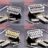 Right And Left Hand 6 Point 510Style Tremolo  Bridge With10.5Mm Stainless Steel / Brass/ Titanium Alloy Saddle And Block