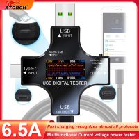 ATORCH Type-C PD USB Tester DC Digital Voltmeter Amperimetor Voltage Current Meter Ammeter Detector Power Bank Charger Indicator