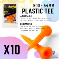 INESIS ทีตั้งลูกกอล์ฟ กอล์ฟ ลูกกอล์ฟ 500 54mm PLASTIC TEE X10 ( ทีตั้งลูกพลาสติกรุ่น 500 ขนาด 54 มม. จำนวน10 ชิ้น ) ลูกกอล์ฟใหม่ golfball  ไม้กอล์ฟ