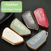 [A Car Home] ชุบ TPU รถ Remote Key Case Shell Fob สำหรับ VW Volkswagen Golf 8 2020 Skoda Octavia A8 2021 SEAT Leon MK4อุปกรณ์เสริม