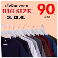 เสื้อยืดคอกลม cotton สีพื้น ถูกมาก เริ่มต้นที่ 90.-