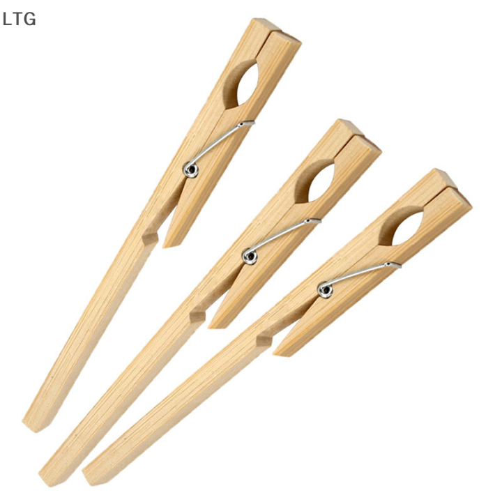 LTG 2 Pieces Test Tube Clamp Bamboo Test Tube Clamp Wood Clamp