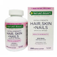 Nature s Bounty Hair, Skin & Nails Viên uống Đẹp Da Chắc Tóc Hộp 250