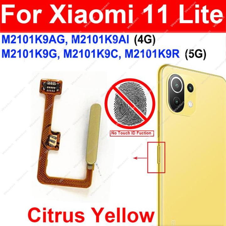 ลายนิ้วมือเซนเซอร์-flex-cable-สําหรับ-xiaomi-mi-11-lite-mi-11lite-4g-5g-power-home-button-ลายนิ้วมือ-เซนเซอร์-flex-ribbon-no-touch-id